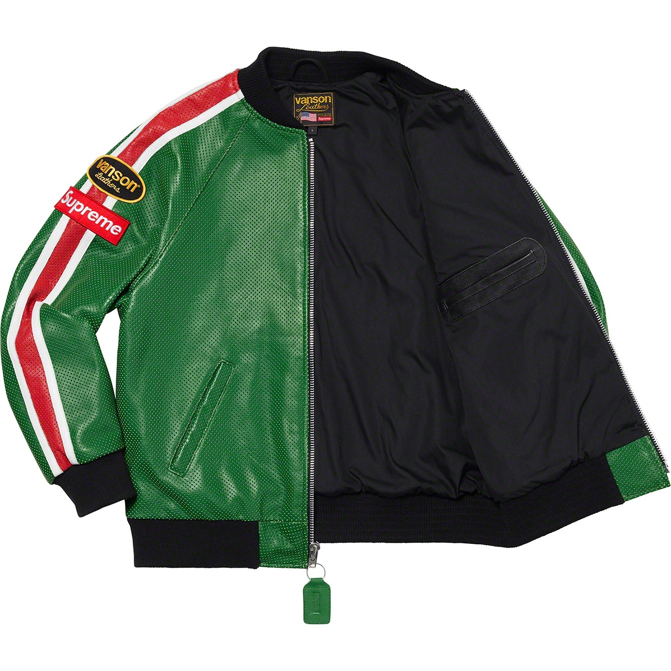 Supreme®/Vanson Leathers® Perforated Bomber Jacket view 16